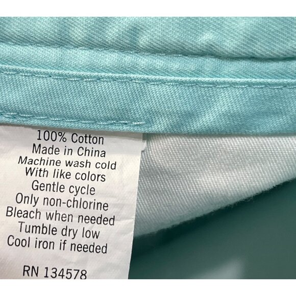 Vineyard Vines Men's Club Short Size 28 Light Teal Blue Preppy Chino - Picture 4 of 5